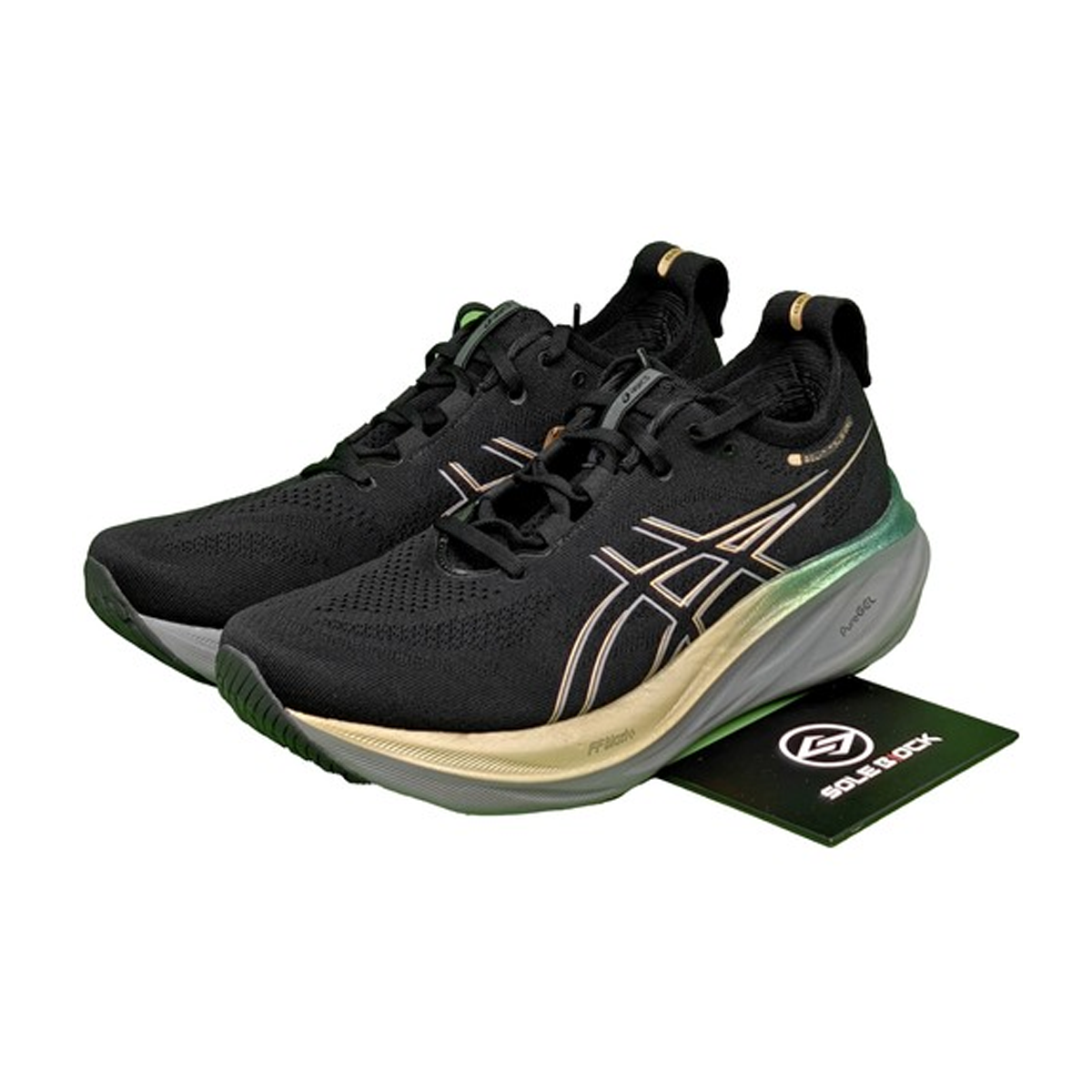ASICS Gel Nimbus 26 Platinum Black Champagne