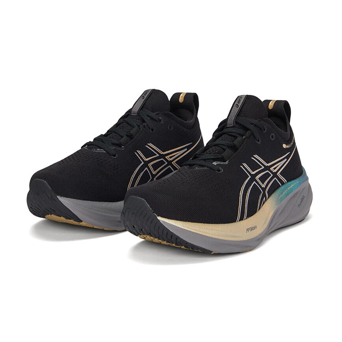 ASICS Gel Nimbus 26 Platinum Black Champagne