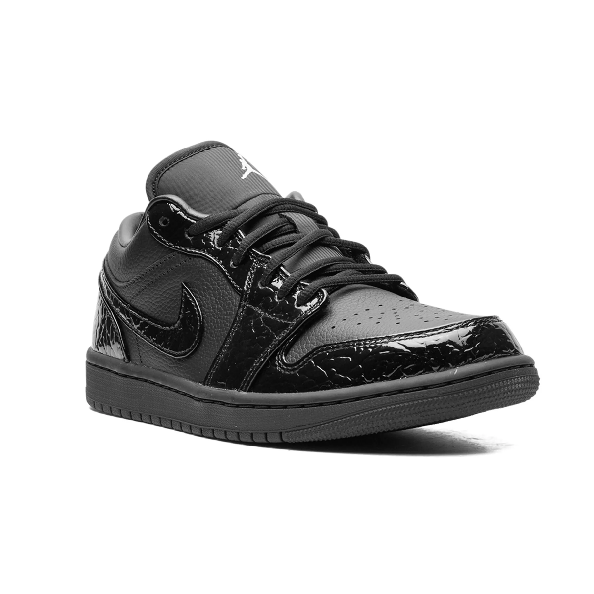  Air Jordan 1 Low_Black_Croc-1