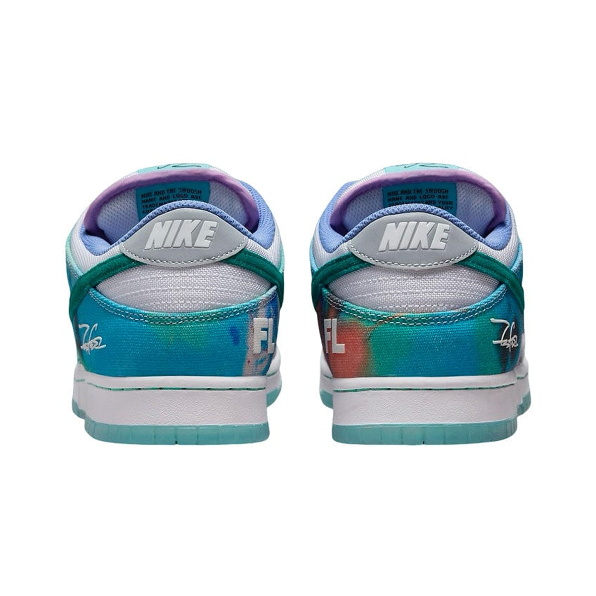 Nike x Futura Laboratories SB Dunk Low Bleached Aqua