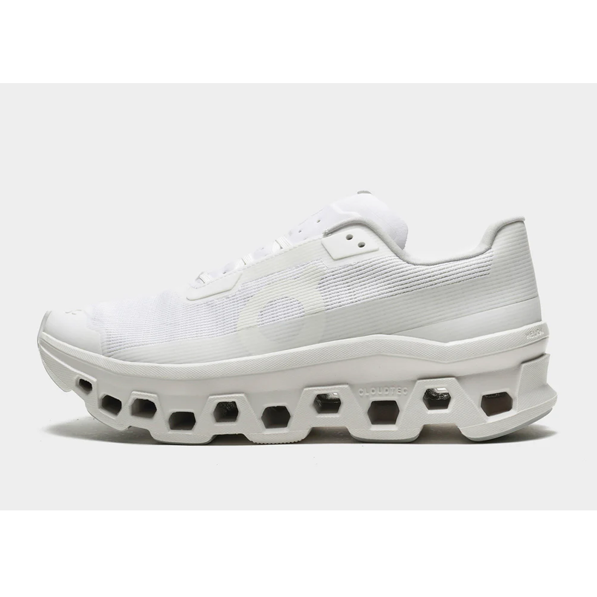 On Cloudmonster Void running White